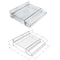 Azar Displays Adjustable Short Divider Bin Cosmetic Tray with Tester on Front and Spring Pushers, Clear, 2-Pack 225840-TESTER-SHORT-2PK - alternate 5